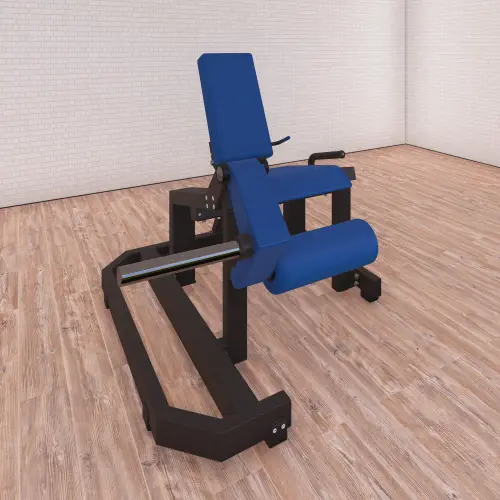 Sitting Leg Extender a Carico Libero - CLP | Professionale - Visuale Utilizzo Palestra