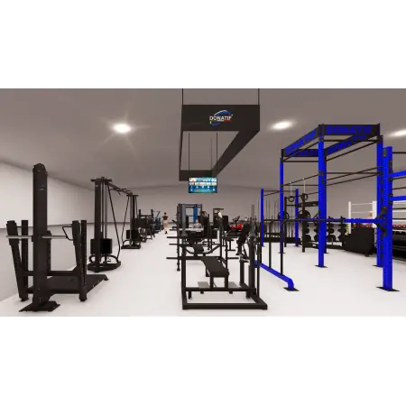 Complete Calisthenics Structure - X6 | Rimini Wellness 2024 - Full View of the Room