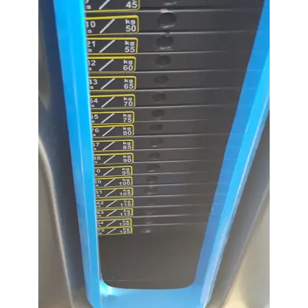 Leg Extensions & Leg Curl - X6 | Rimini Wellness Fair 2024 - Close-up view of the Adjustment Pin