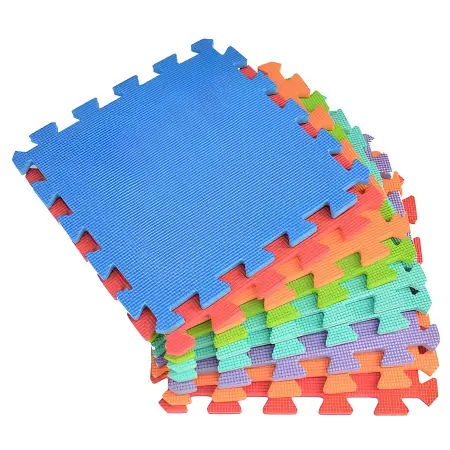 EVA Puzzle ineinandergreifende Teppiche | Multicolor - Fitness - Vollansicht