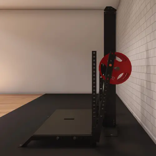 Machine à squat à la ceinture - Professionnel | Sur mesure - Vue latérale gauche