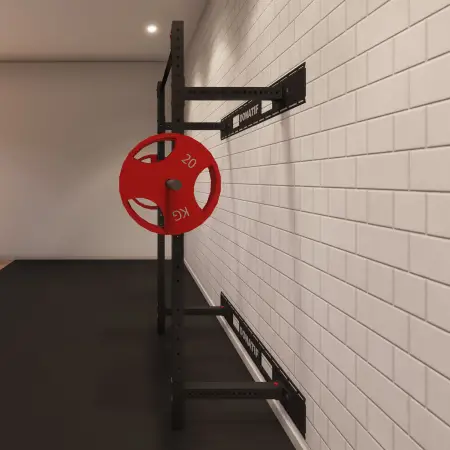 Rack a Muro Ripiegabile - Wall Mount Rack | Su Misura - Visuale Lato Sinistro