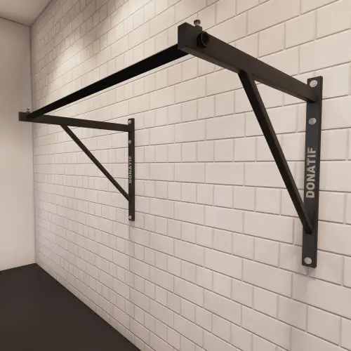 Wall Pull Up Bar - Larger Sizes | Customized - Wall Mounted Bar View