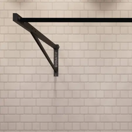 Wall-Mounted Pull-Up Bar | Custom Made - Close-Up View