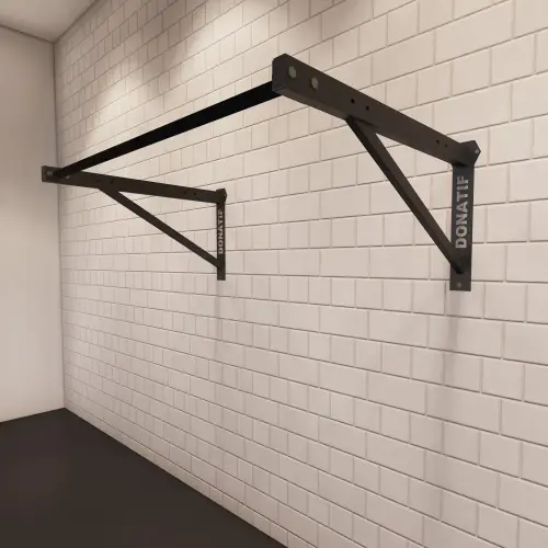 Wall-Mounted Pull-Up Bar | Custom Made - Wall Mounted Bar View