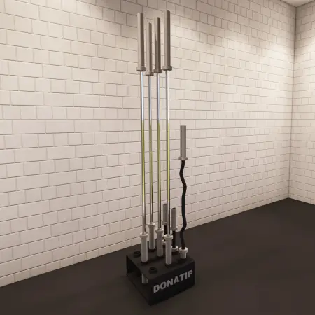 Porta Bilancieri Verticale - Autoportante | Su Misura - Visuale con Porta Bilancieri