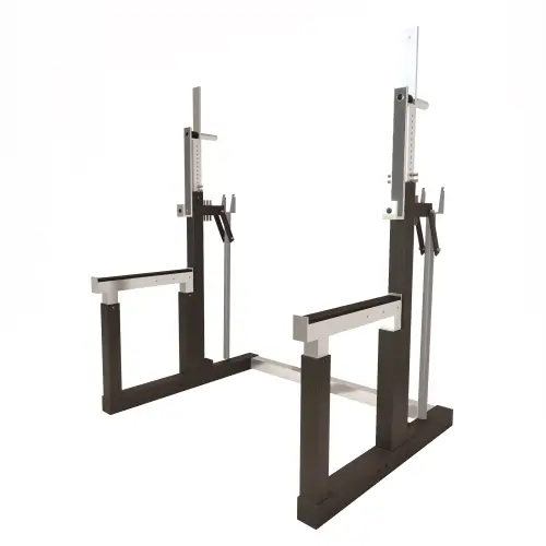 Rack de competición de powerlifting - Profesional - Vista lateral izquierda