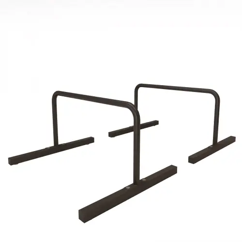 Barres parallèles pour salle de sport - Professionnel | Sur mesure - Vue latérale