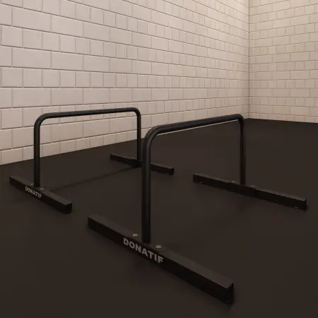 Barres parallèles pour salle de sport - Professionnel | Sur mesure - Vue rapprochée