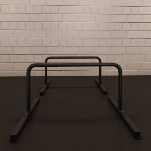 Barras paralelas de gimnasio - Profesional | Hecho a medida - Vista frontal