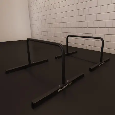 Barres parallèles pour salle de sport - Professionnel | Sur mesure - Vue complète de la pièce