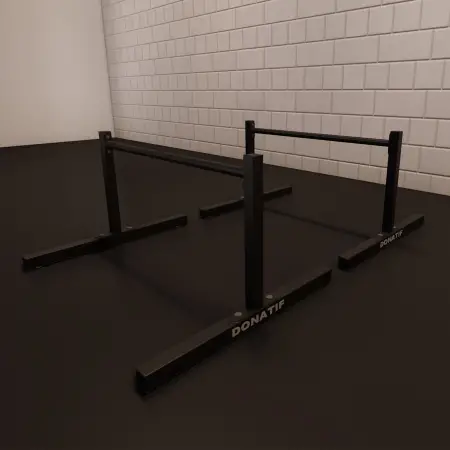 Parallettes von Calisthenics | Maßanfertigung - volle Ansicht des Raumes