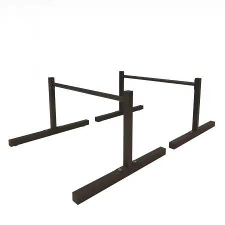 Parallettes von Calisthenics | Maßanfertigung - Seitenansicht