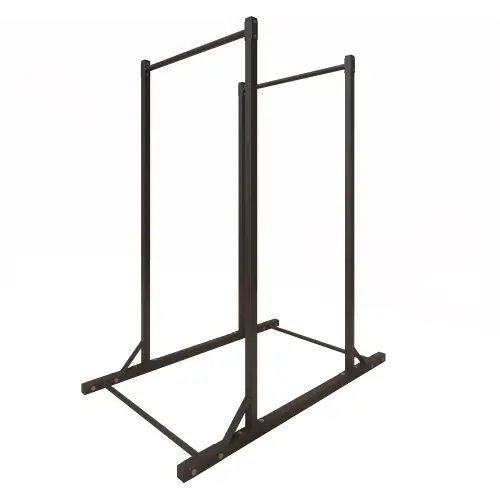 Barras paralelas altas de calistenia | Hecho a medida - Vista lateral