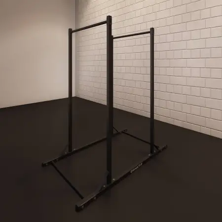 Calisthenics Hohe Parallelstangen | Maßanfertigung - volle Ansicht des Raumes