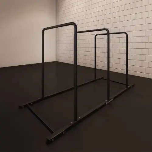 Barras paralelas triples | Hecho a medida - Vista completa de la habitación