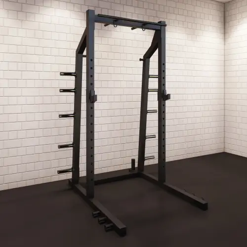 Olympic Half Rack - Profi | Maßanfertigung - volle Ansicht des Raumes