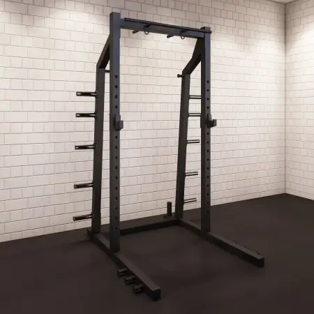 Olympic Half Rack - Profi | Maßanfertigung - volle Ansicht des Raumes