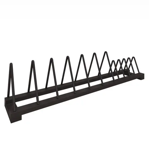 Pare-chocs horizontal pour rack à disques | Sur-mesure - Vue latérale