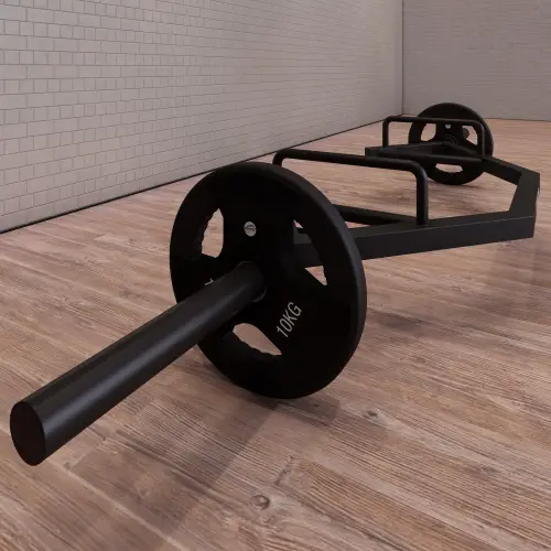 Open Hex Trap Bar - 25, 28, 50 mm | Custom Made - Close-Up View