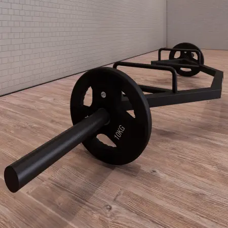 Open Hex Trap Bar - 25, 28, 50 mm | Realizzato su Misura - Visuale Ravvicinata