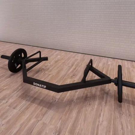 Open Hex Trap Bar - 25, 28, 50 mm | Custom Made - Full View of the Room