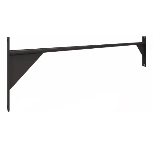 Barra de dominadas entre paredes con refuerzo | Hecho a medida - Vista en perspectiva inclinada