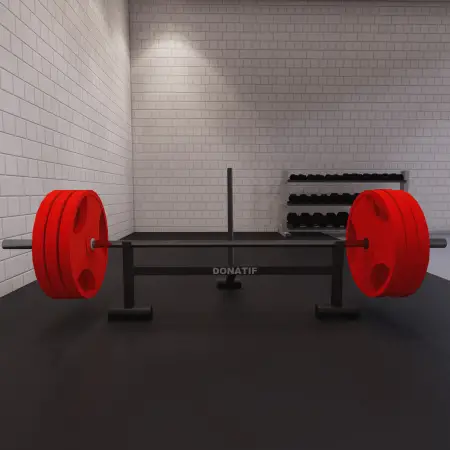 Double Deadlift Barbell Jack | Realizzato su Misura - Visuale Frontale