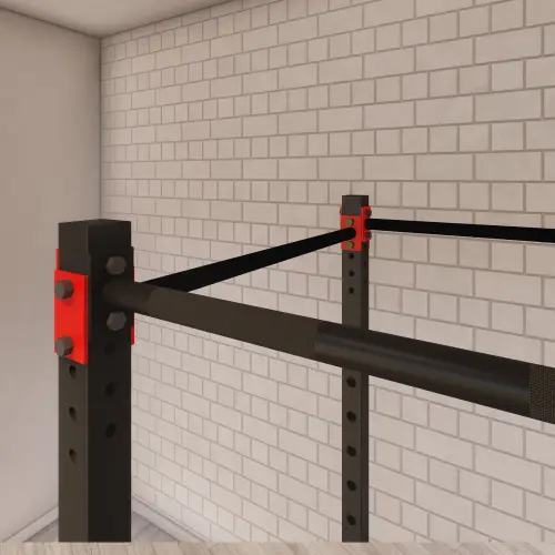 Barre de traction droite | Sur mesure - Vue rapprochée