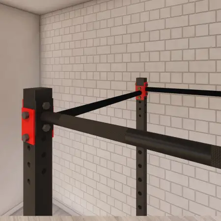 Barre de traction droite | Sur mesure - Vue rapprochée