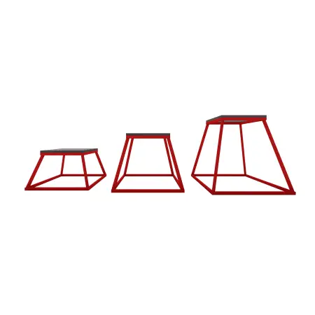 Ensemble de plate-forme pliométrique - Professionnel | Sur-mesure - Vue de face