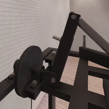 Table Popeye avec pack de poids - Professionnel - Vue rapprochée sur le support d’assiette