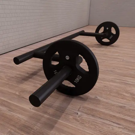 Cambered Squat Bar - 25, 28, 50 mm | Realizzato su Misura - Visuale Ravvicinata