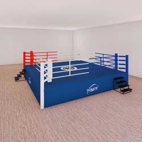 Boxing Ring - Raised Boxing 90 cm | Variable Size - Side View