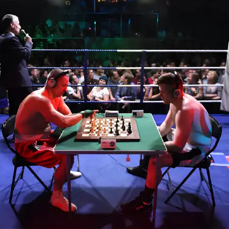 Ring da Scacchi Pugilato - Chess Boxing | Regolamentare - Visuale sull'Utilizzo della Scacchiera
