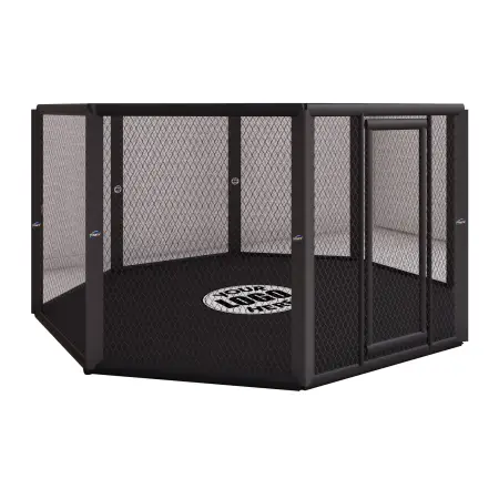 Achteckiger MMA-Käfig | Variable Größe - Vorderansicht