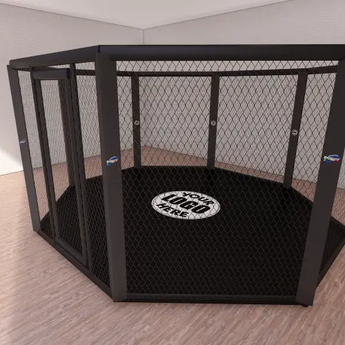Jaula de MMA octogonal | Tamaño variable - Vista completa de la habitación