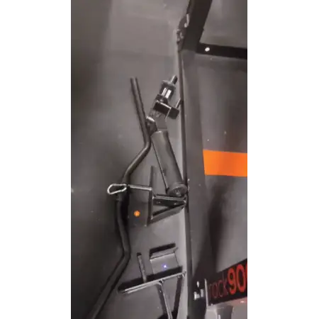 Rack with Lat Machine and Pulley - Accessories Included | Used - Close-up view of Accessories