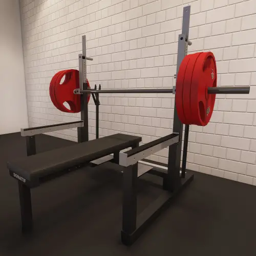 Competition Bench Squat - Powerlifting | Su Misura - Visuale Completa nella Stanza Lato Destro