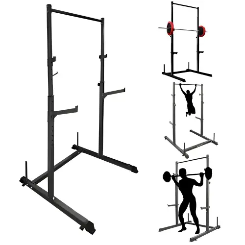 Half Rack con Barra Trazioni | Regolabile in Altezza - Modalità di Utilizzo