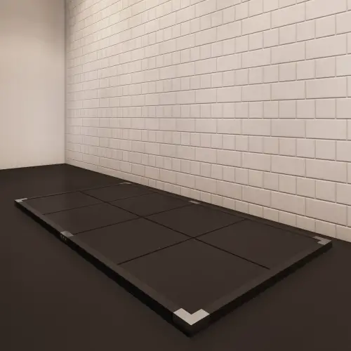 Plataforma de peso muerto - Powerlifting | Personalizable - Vista completa de la habitación