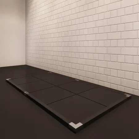 Kreuzheben-Plattform - Powerlifting | Anpassbar - Vollständiger Blick auf den Raum