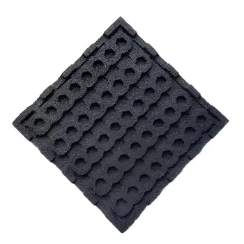 Tuile caoutchoutée 4 cm - Extérieur | Sols sportifs - Vue d’ensemble 2