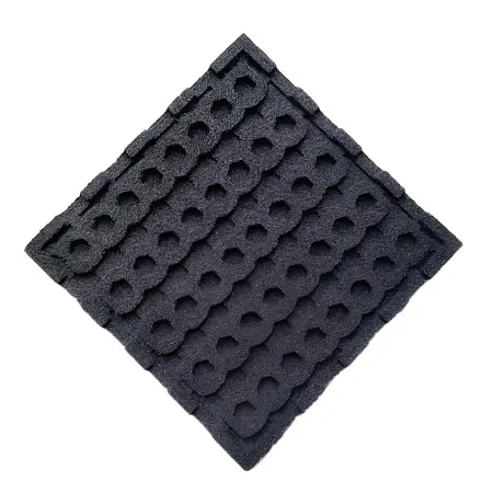 Azulejo engomado 4 cm - Exterior | Pisos deportivos - Vista completa de la superficie inferior