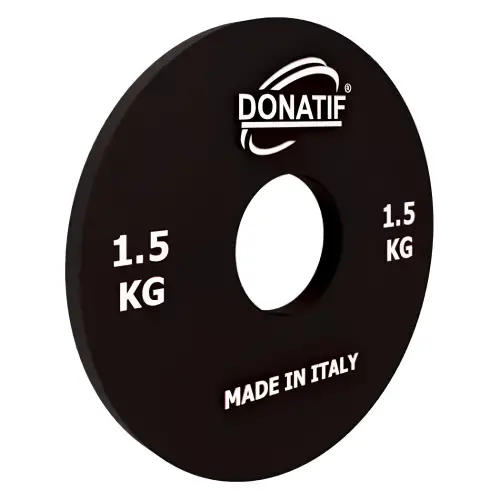 Microcarga de 1,5 Kg - Agujero de 50 mm | Plato pequeño - Gimnasio - Vista lateral