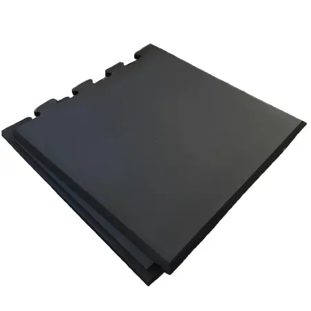 Gummierte Kreuzheben-Plattform - Ineinandergreifendes Puzzle | Feine Körnung - Vollansicht