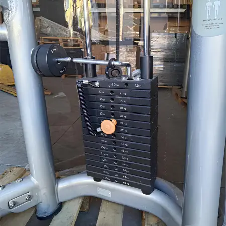 Abdominal Matrix with Weight Pack | Second Hand - View of the Weight Stack