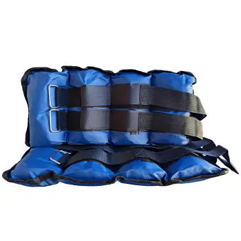 Pair of 2 kg Ankle or Wrist Weights with Velcro