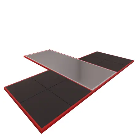 Deadlifting Platform - Professionale | Personalizzabile - Visuale Inclinata