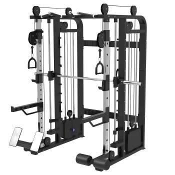 Power Rack with Cast Iron Plates - MR70 | Height 227 cm - Full View of the Structure